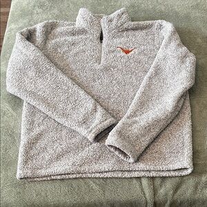 Texas Longhorn We Are Texas Sherpa Pullover with Longhorn Logo